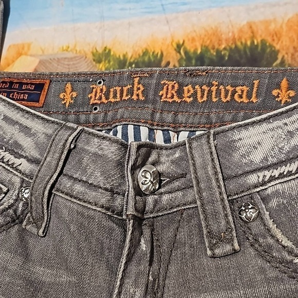 Rock Revival Straight Jeans Size 26 - Picture 3 of 7
